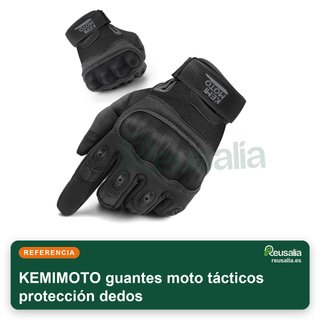 KEMIMOTO guantes moto tácticos protección dedos