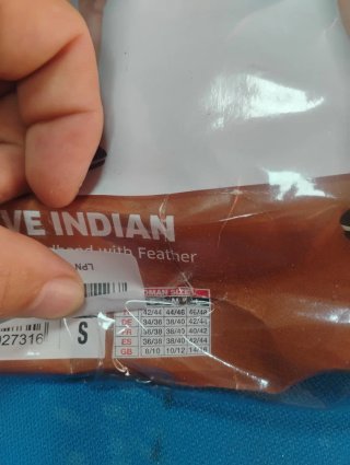 Disfraz Indio Mujer WIDMANN MILANO Talla S