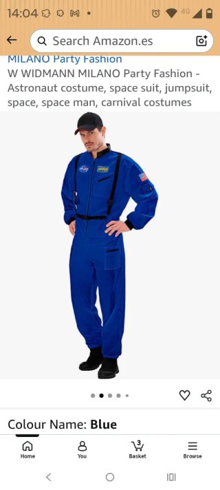 Disfraz Astronauta W WIDMANN MILANO Talla Única