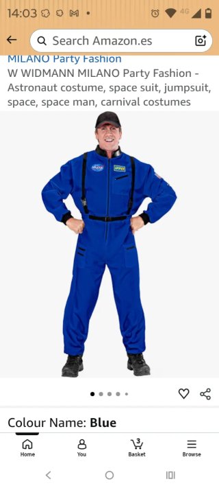 Disfraz Astronauta W WIDMANN MILANO Talla Única