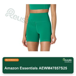 Amazon Essentials pantalones cortos ciclismo mujer talla S