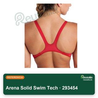 Arena Solid Swim Tech bañador mujer talla 34