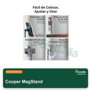 Supporto magnetico Cooper MagStand per iPhone regolabile