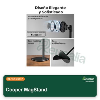 Supporto magnetico Cooper MagStand per iPhone regolabile