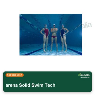 Arena Solid Swim Tech bañador mujer talla 36