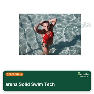 Arena Solid Swim Tech bañador mujer talla 36