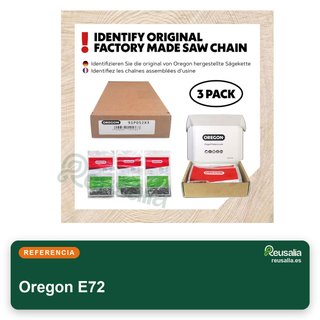 Oregon Pack 3 cadenas motosierra 3/8" 20"