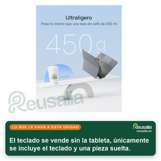 - Inateck teclado ultraligero desmontable iPad