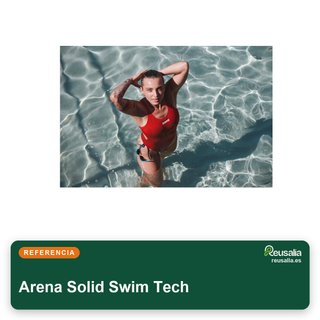 Arena Solid Swim Tech bañador mujer talla 36
