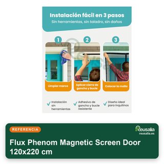 Flux Phenom Mosquitera Puerta Magnética 120x220