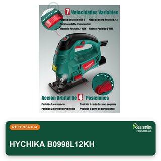 HYCHIKA Caladora 800W 7 velocidades