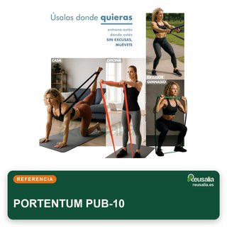 PORTENTUM bandas resistencia 4 niveles intensidad