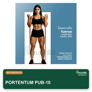 PORTENTUM bandas resistencia 4 niveles intensidad