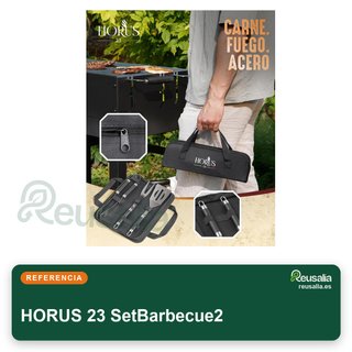 Kit barbecue in acciaio inossidabile resistente HORUS 23