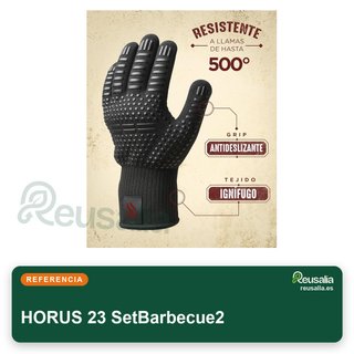 Kit barbecue in acciaio inossidabile resistente HORUS 23