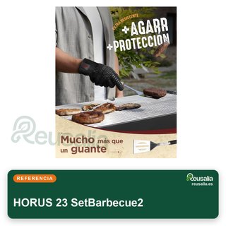 Kit barbecue in acciaio inossidabile resistente HORUS 23