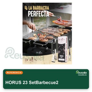 Kit barbecue in acciaio inossidabile resistente HORUS 23