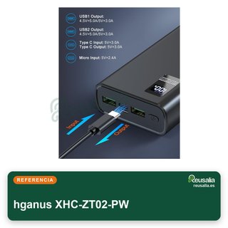 Powerbank 24000mAh con ricarica rapida USB-C per iPhone