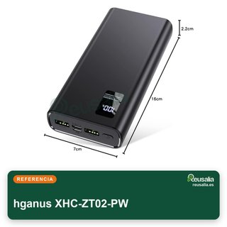 Powerbank 24000mAh con ricarica rapida USB-C per iPhone