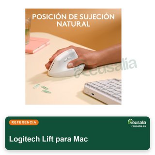 Logitech Lift ratón vertical ergonómico Mac