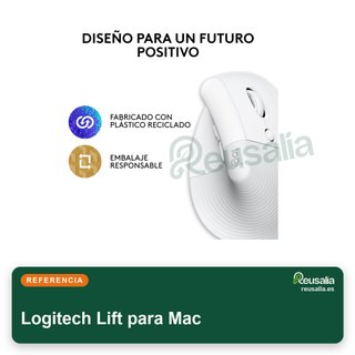 Logitech Lift ratón vertical ergonómico Mac