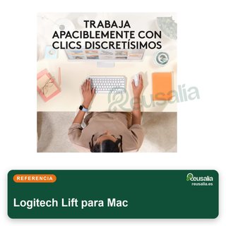 Logitech Lift ratón vertical ergonómico Mac