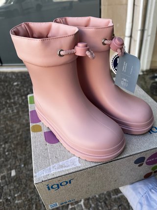 Botas de agua Igor rosa bebé