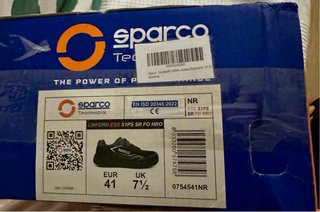 Zapatilla de seguridad Sparco Negra
