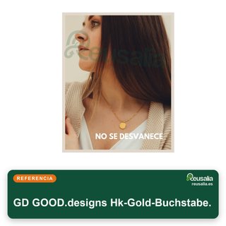GD GOOD.designs collar mujer oro inicial Y