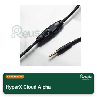 Cuffie da gioco HyperX Cloud Alpha con cavo intrecciato