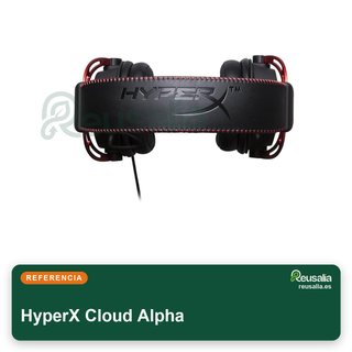 Cuffie da gioco HyperX Cloud Alpha con cavo intrecciato