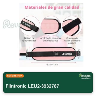 Flintronic cinturón de cadera ajustable rosa