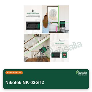 Nikotek nivel láser verde autonivelante trípode