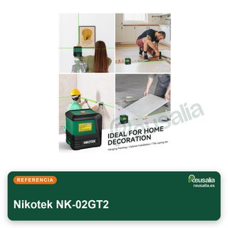Nikotek nivel láser verde autonivelante trípode