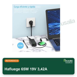 Hafiuege cargador 65W 19V Acer Swift Spin