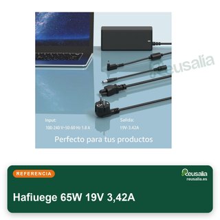 Hafiuege cargador 65W 19V Acer Swift Spin