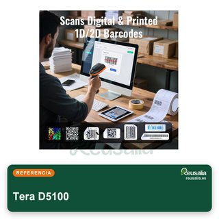 Scanner di codici a barre wireless Tera D5100