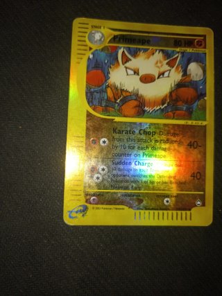 Primeape Aquapolis Reverse Pokémon