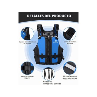 Owntop chaleco flotación espuma bolsillo
