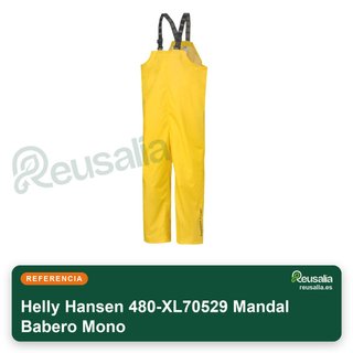 Helly Hansen mono impermeable con bolsillo talla XL