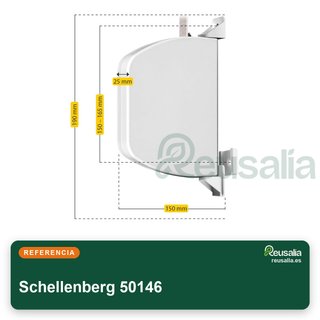 Schellenberg 50146 enrollador manual cinta