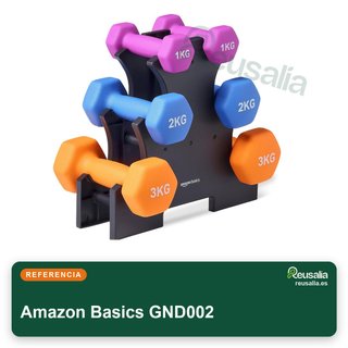 Amazon Basics paia di manubri in neoprene 2 kg