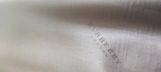 Chaqueta de Cuero Burberrys Beige/Gris