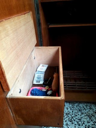 Máquina de coser antigua
