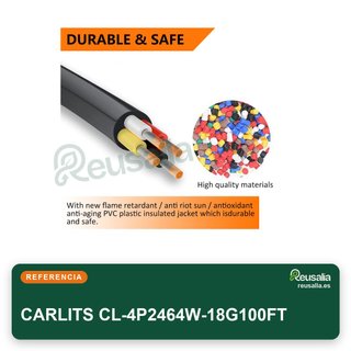 CARLITS cable eléctrico flexible calibre 18