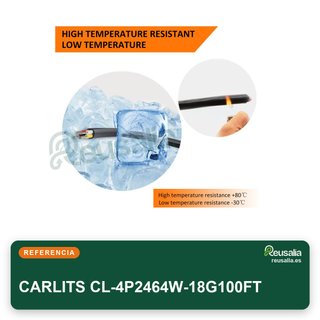 CARLITS cable eléctrico flexible calibre 18