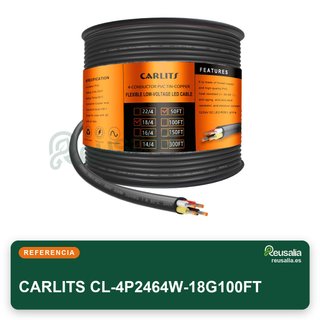 CARLITS cable eléctrico flexible calibre 18