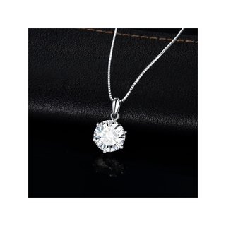 JewelryPalace collar plata mujer circonita 3ct