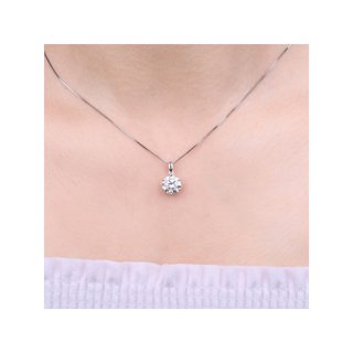 JewelryPalace collar plata mujer circonita 3ct