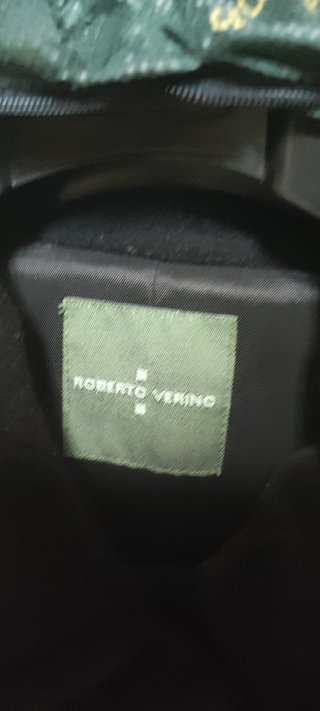 Abrigo Roberto Verino Negro/Verde Talla M